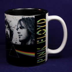 Кружка Pink Floyd ( группа на фоне сада + призма )