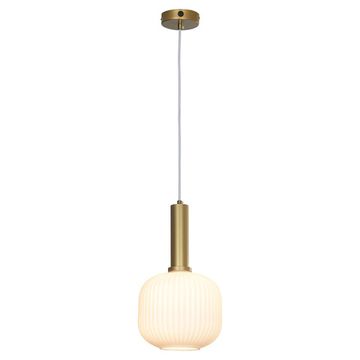 Подвесной светильник LSP-8354 матовое золото Ondulati Lussole LOFT