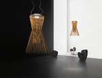 Pendant design lamp  Allegretto Vivace by Foscarini (Gold)
