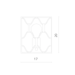 Настенный светильник Divinare DUNKAN 2021/04 AP-1, 1хE27