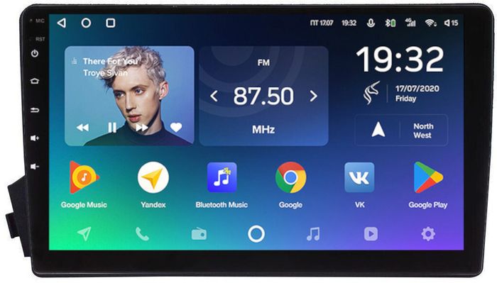 Магнитола для SsangYong Actyon 2005-2010, Kyron, Actyon Sports 2006-2016 - Teyes CC2 PLUS монитор 9" QLED, Android 10, Быстрая, SIM-слот