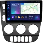 Магнитола для Mercedes-Benz ML W163 2001-2005 (климат, рамка черная) - Teyes CC3-2K на Android 10, Быстрая, 2K QLED, CarPlay, 4G SIM-слот