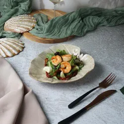Блюдо для подачи 23*19 см h4,5 см 225 мл емкость для закусок Pearl Leaf Frutti di Mare P.L. [4]