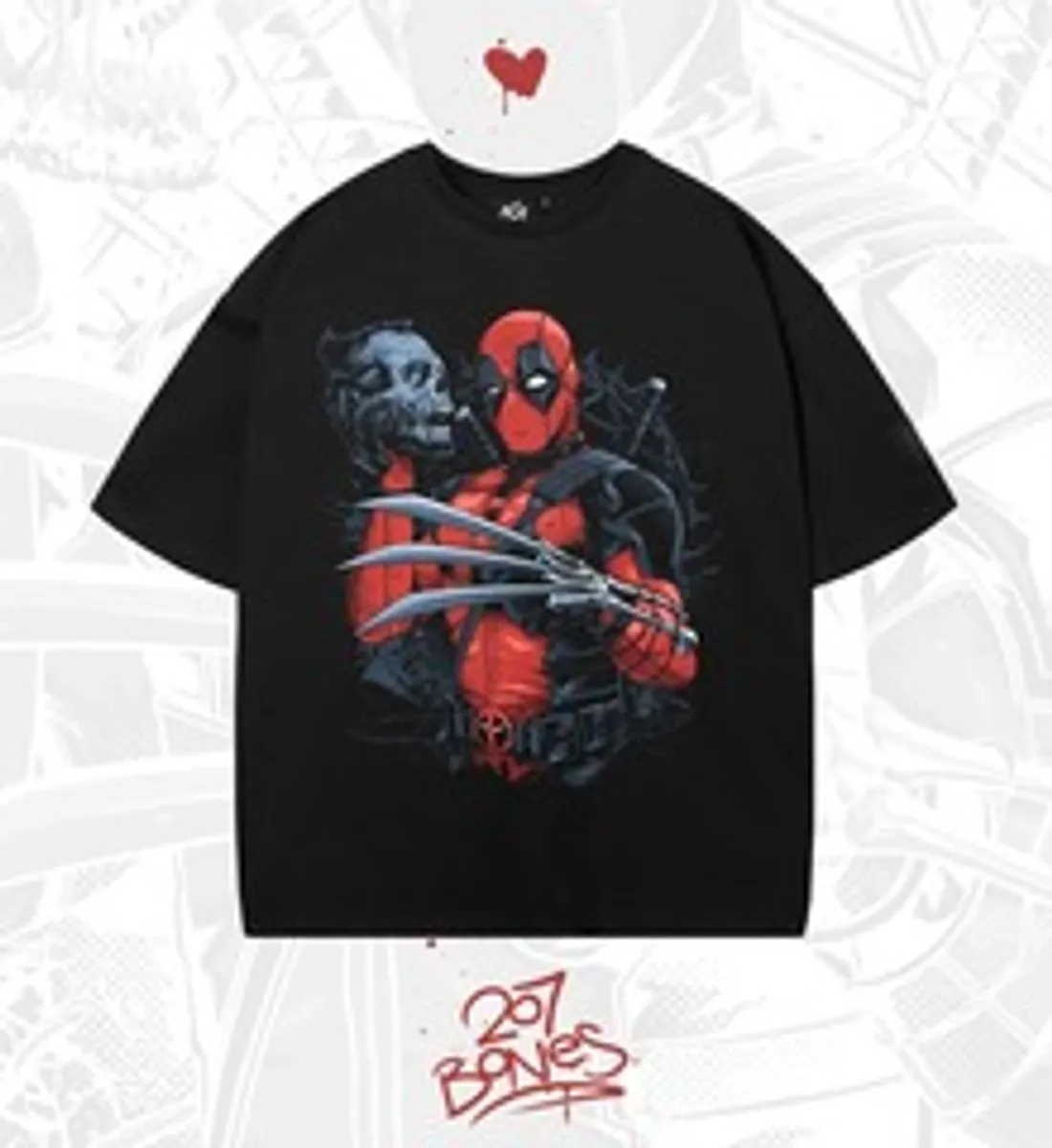 Футболка Оверсайз Deadpools - S