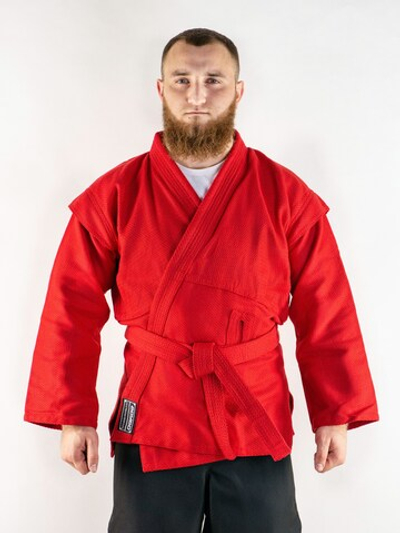 Куртка для самбо BoyBo красная BSJ120