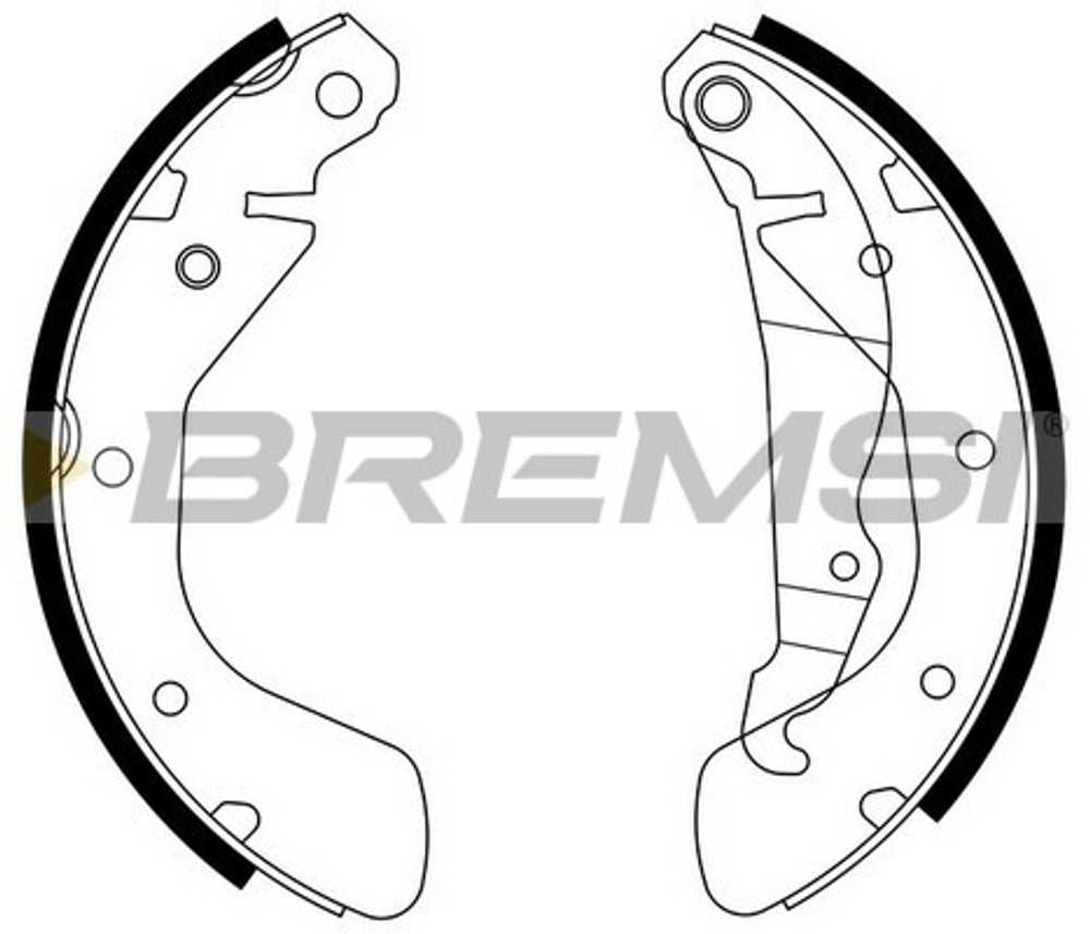 BREMSI - GF0354-BMS - Brake Shoe Set