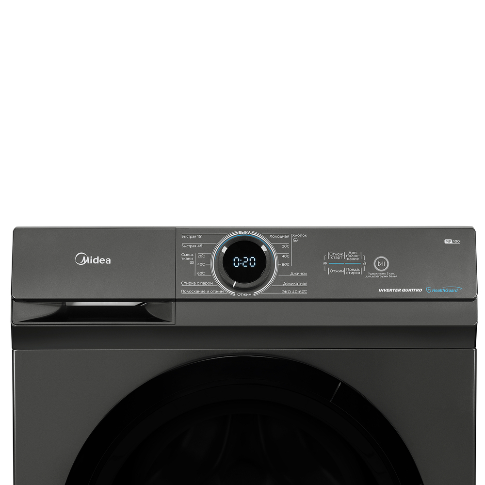 Стиральная машина Midea MF100W70BS/S-RU