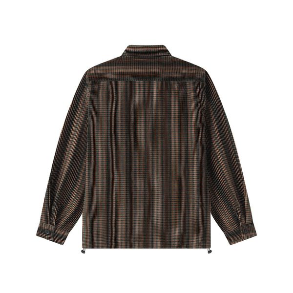Рубашка Velvet Tartan оранжевая / зеленая - фото 4