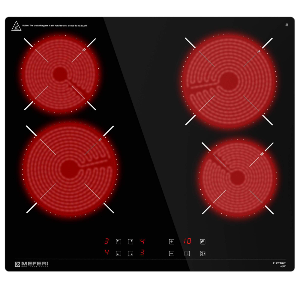 Электрическая варочная панель Meferi MEH604BK LIGHT фото 7