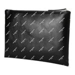 Balenciaga Leather Clutch Men"s Black