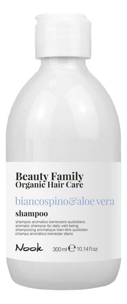 NOOK Шампунь ежедневный -Shampoo Biancospino&amp;Aloe Ver ,300 мл
