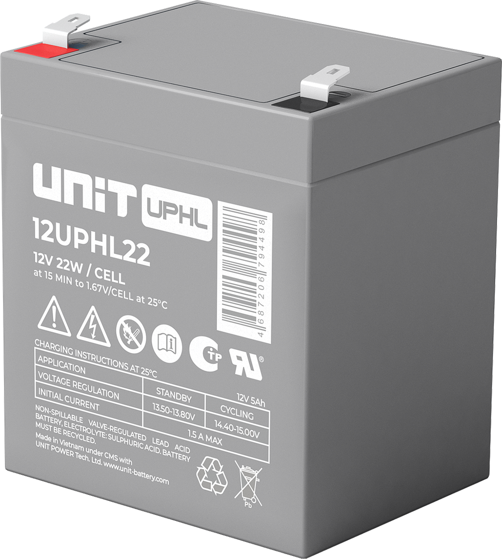 Аккумулятор UNIT 12UPHL22 - AGM ( 12В / Ач )
