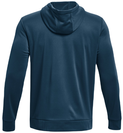 Мужская теннисная кофта Under Armour Men's Armour Fleece Full-Zip Hoodie - petrol blue/pewter
