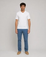 Поло однотонное Bowery NYC Soft Jersey Optic White
