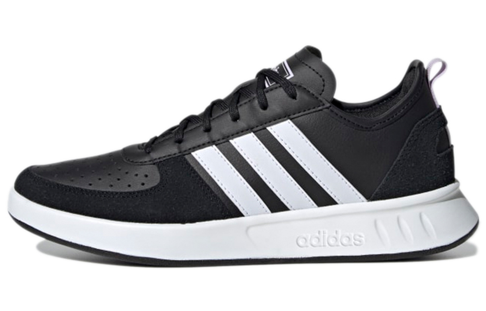 Adidas Court 80s Core Black Cloud White Purple Tint Women"s