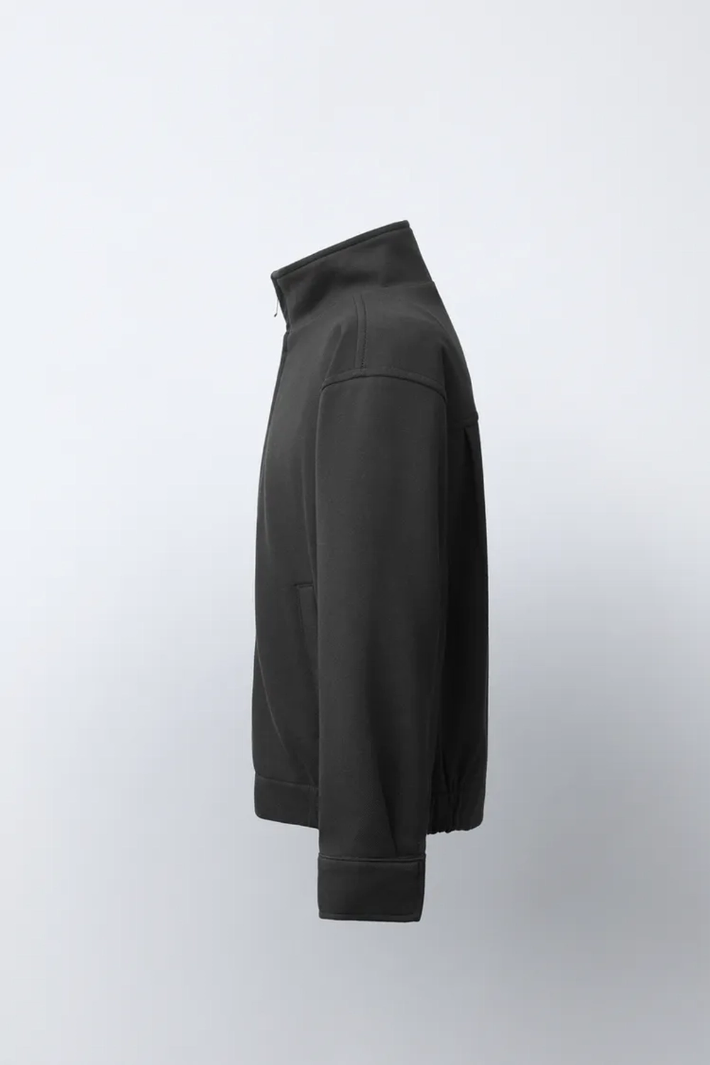 ZARA БОМБЕР COMFORT, МЯГКИЙ СЕРЫЙ
