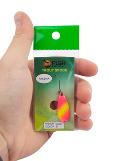 Блесна Fish Crystal FALENA 30 мм 3г на форель цвет 63