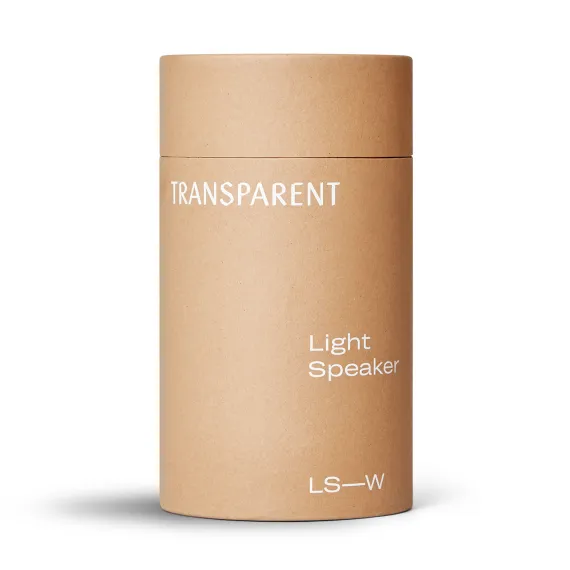 Transparent Transparent Light Speaker White