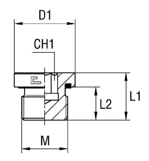 Заглушка VE (Ш) 14x1.5