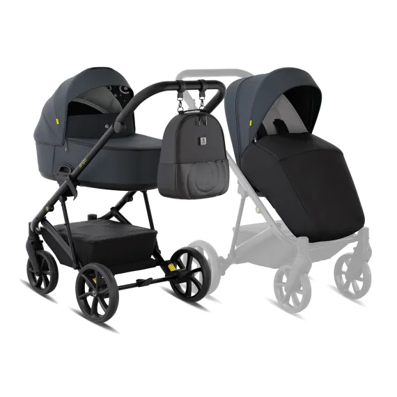 Коляска 2 в 1 Tutis Enzo Antracite