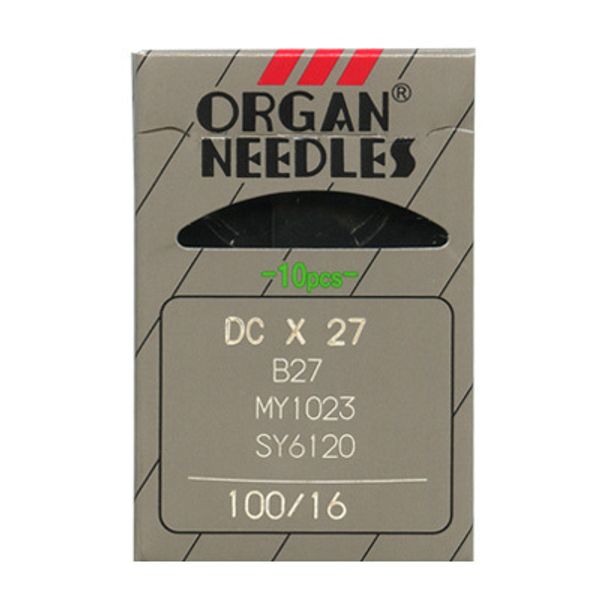 Иглы для промышленных швейных машин Organ DC*27, 10 шт, 120