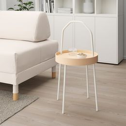Приставной столик IKEA BURVIK (БУРВИК), Белый, 38 см