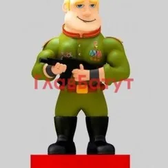 Надувная фигура "Солдат"