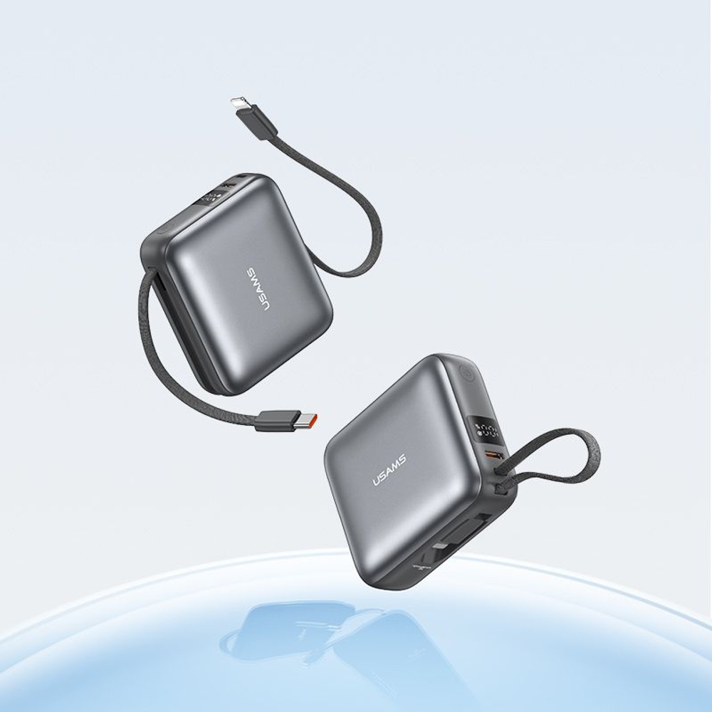 Power Bank внешний аккумулятор повербанк USAMS 10000 мАч 20W