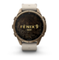Умные часы Garmin Fenix 9 PRO INREACH, 43 мм, AMOLED, Sapphire Autumn Gold Titanium with Bone Leather Band