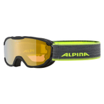 Очки горнолыжные ALPINA Pheos Jr. Q-Lite Black-Neon Matt/Q-Lite Gold S2 (б/р)