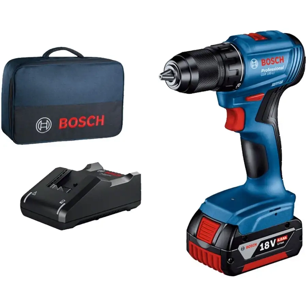 Аккумуляторный шуруповерт Li-Ion GSR 185-LI 1х4 А·ч BOSCH 06019K3005