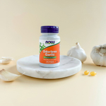 NOW Foods, Чеснок без запаха, концентрированный экстракт, 100 капсул (25 мг в каждой капсуле)