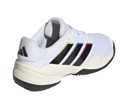 Детские теннисные кроссовки Adidas Barricade K - cloud white/core black/core black