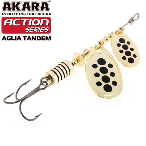 Блесна вращающаяся Akara Action Series Aglia Tandem 1/3 8 гр. 2/7 oz. A03