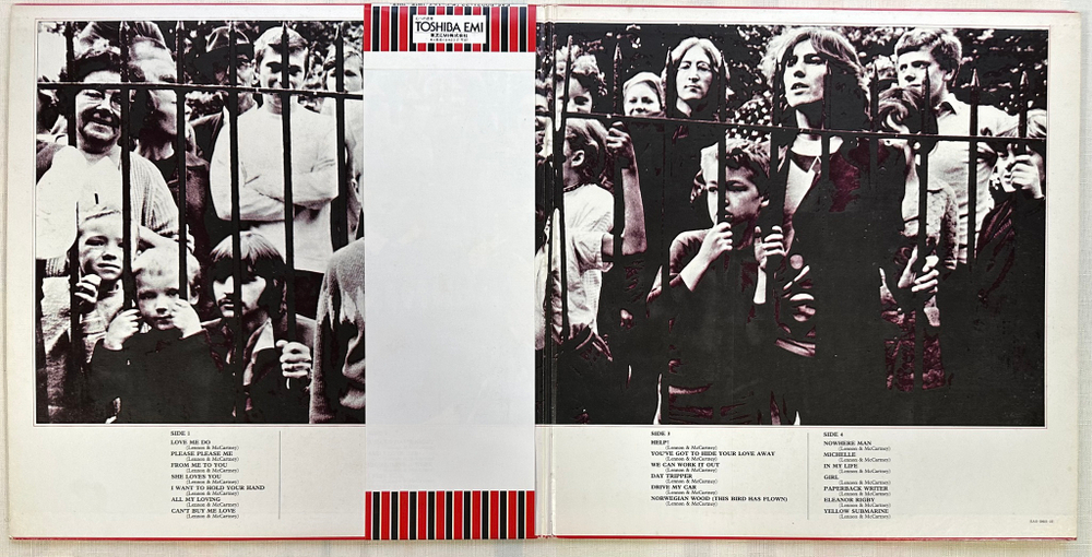 The Beatles ‎– 1962-1966 2LP (Япония 1978г.) Red