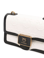 MINI LOVE BAG ICON FRAMED LOGO – black