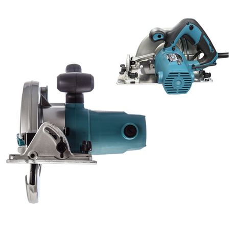 Пила дисковая Makita 1,2 кВт, диск 185/30 мм, глубина распила угол 90° 64 мм, под углом 45 градусов 43 мм HS7600