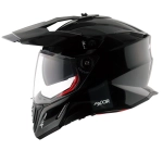 Шлем AXOR X-CROSS DUAL VISOR KR, с визором, цвет черный (XL)
