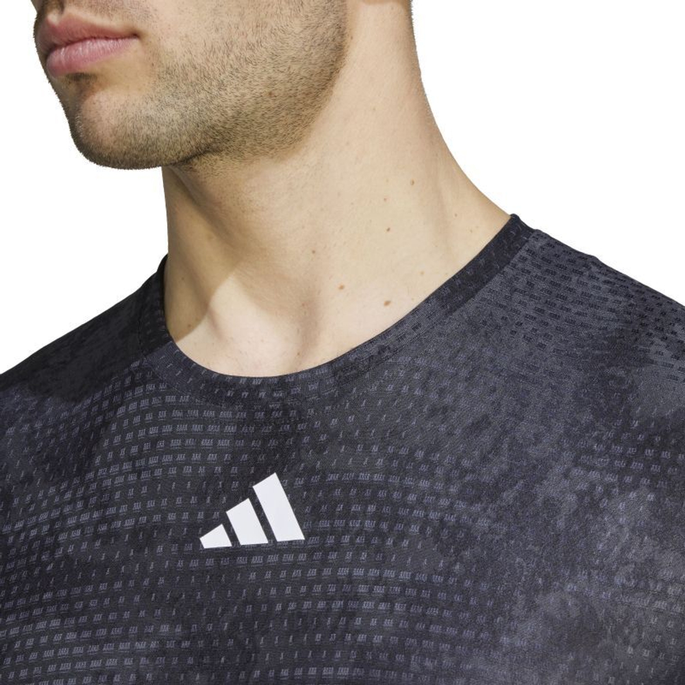 Мужская теннисная футболка Adidas Tennis Paris Heat.Rdy Freelift - carbon