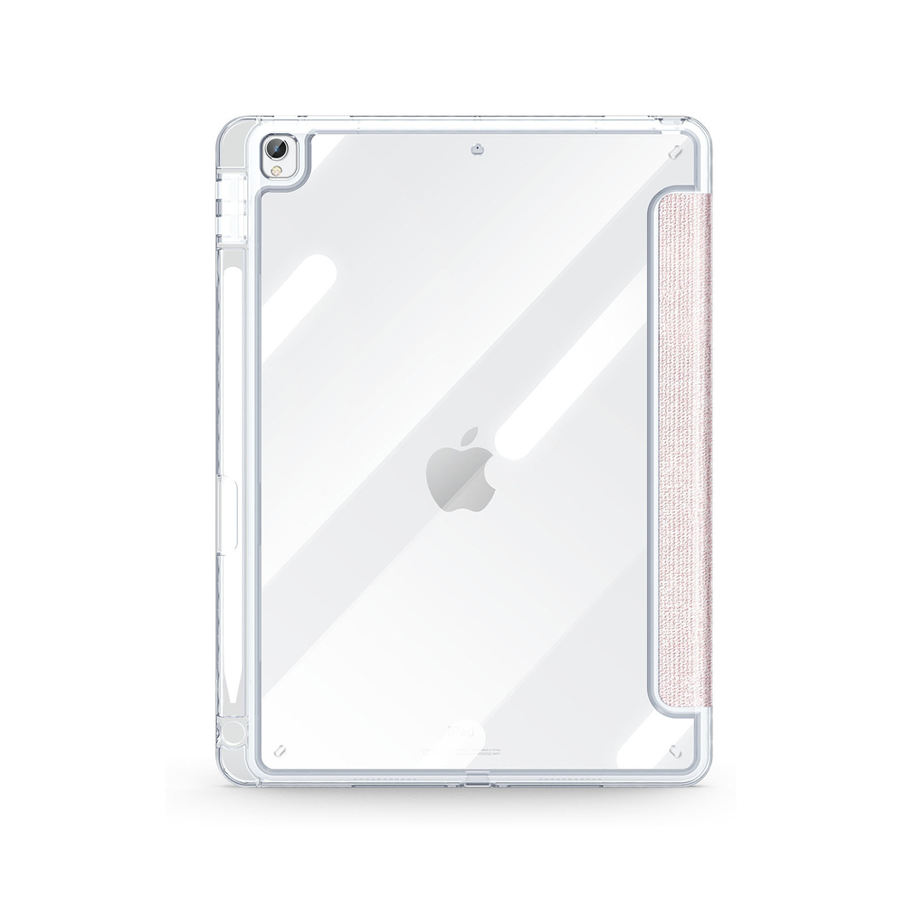 Чехол книжка розового цвета от Dux Ducis для iPad 7, 8, 9, (10.2), iPad Air 3, iPad Pro 10.5 (2017), серия Unid Series Case