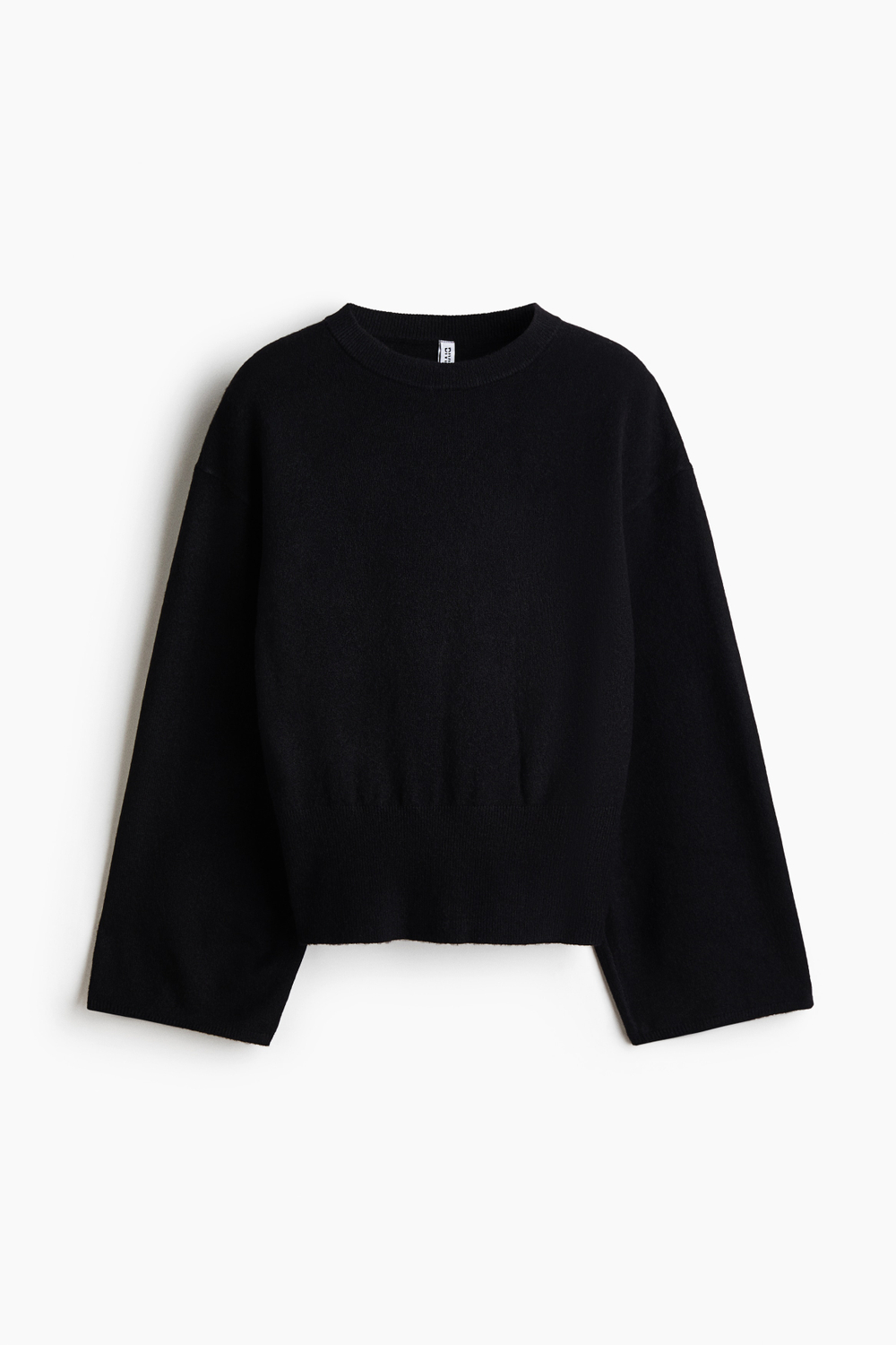 Укороченный джемпер с широким низом в рубчик - H&M