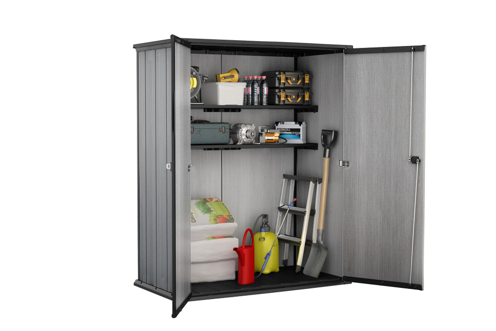 Уличный шкаф пластиковый Keter High Store Plus 1400 л