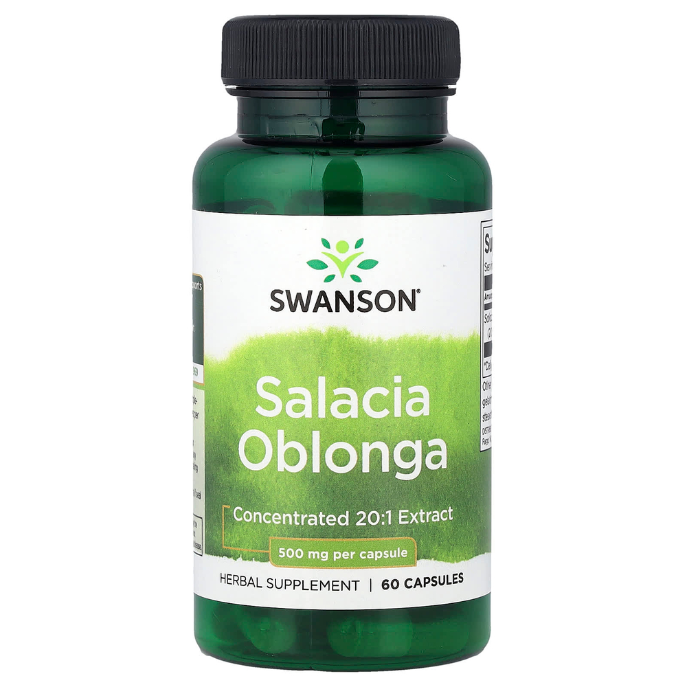 Swanson Vitamins, Салация облонга, 500 мг, 60 капсул
