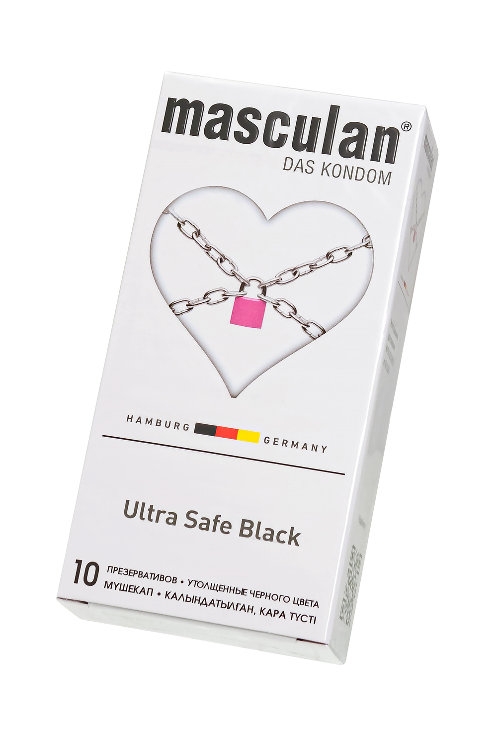 ПРЕЗЕРВАТИВЫ MASCULAN 4 ULTRA Safe Black (УЛЬТРАПРОЧНЫЕ)