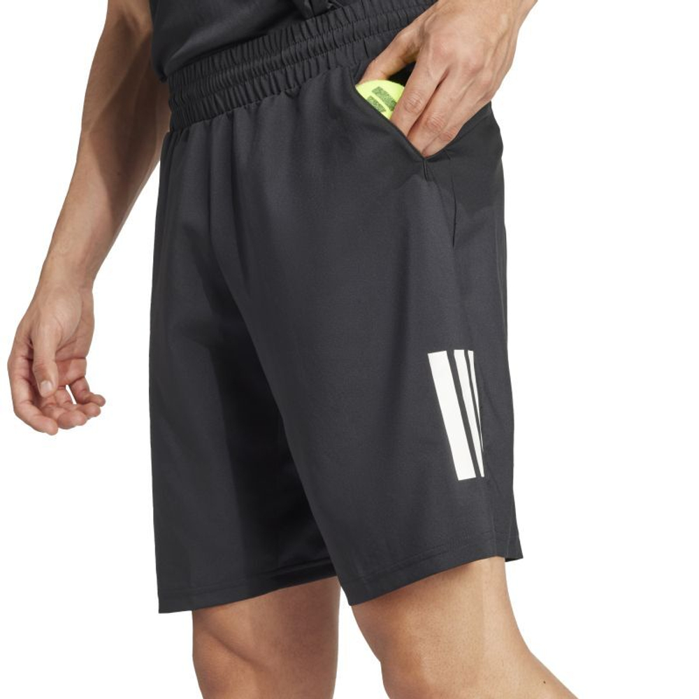 Мужские теннисные шорты Adidas Club Tennis Climacool 3-Stripes 9" - черный