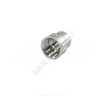 Муфта латунь никель переходная Ду 50х40 (2"х1 1/2") ВР/ВР SantechSystems