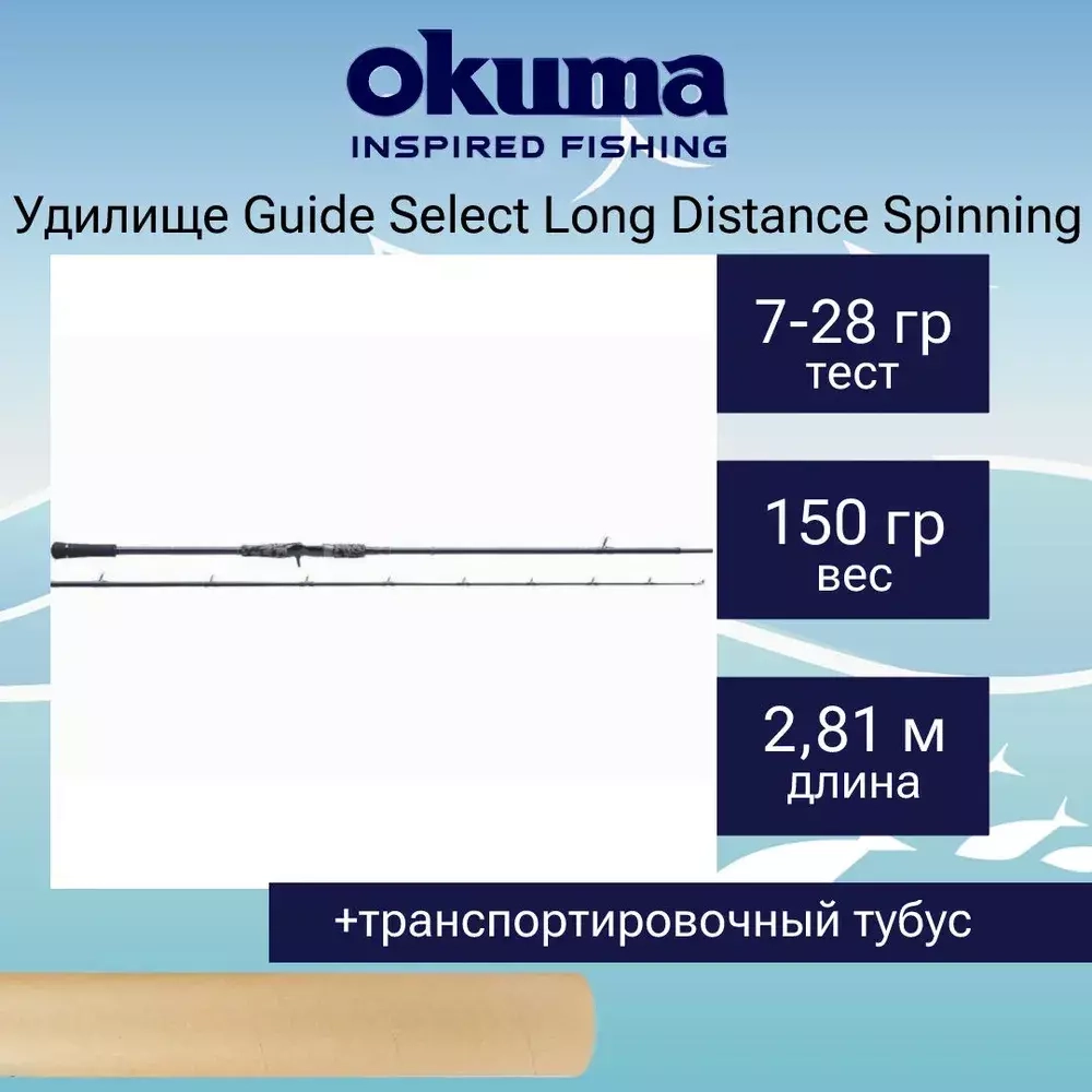 Спиннинг Guide Select Long 9'3" 281cm M 10-28g 2pcs