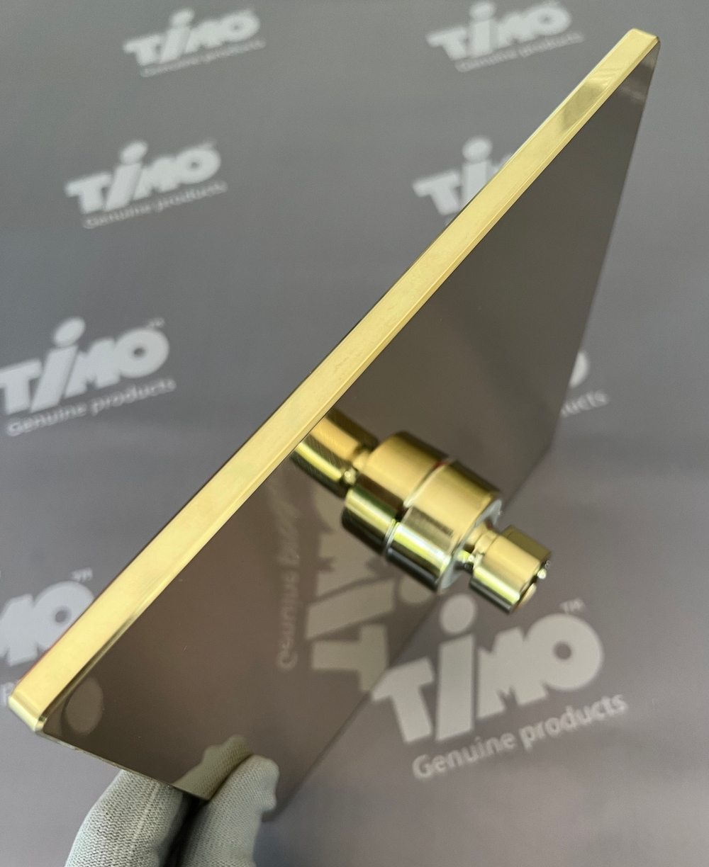 Душевая система встроенная с термостатом Timo Petruma (SX-5059/17SM) золото матовое