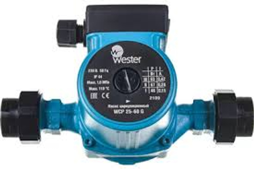 Насос циркул. WESTER WCP 32/ 60G (с гайками) (Q=2м3/ч, H=4м) аналог RS 30/6