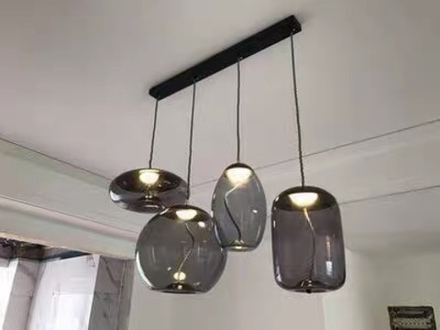 Pendant design lamp Knot by Brokis (Smoky)